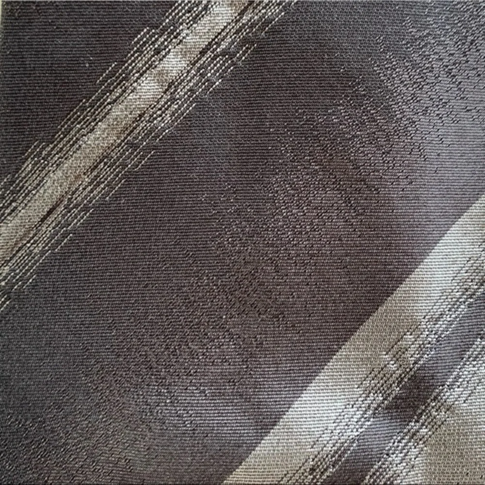 Dolce & Gabbana Gunmetal Grey & Black Silk Tie